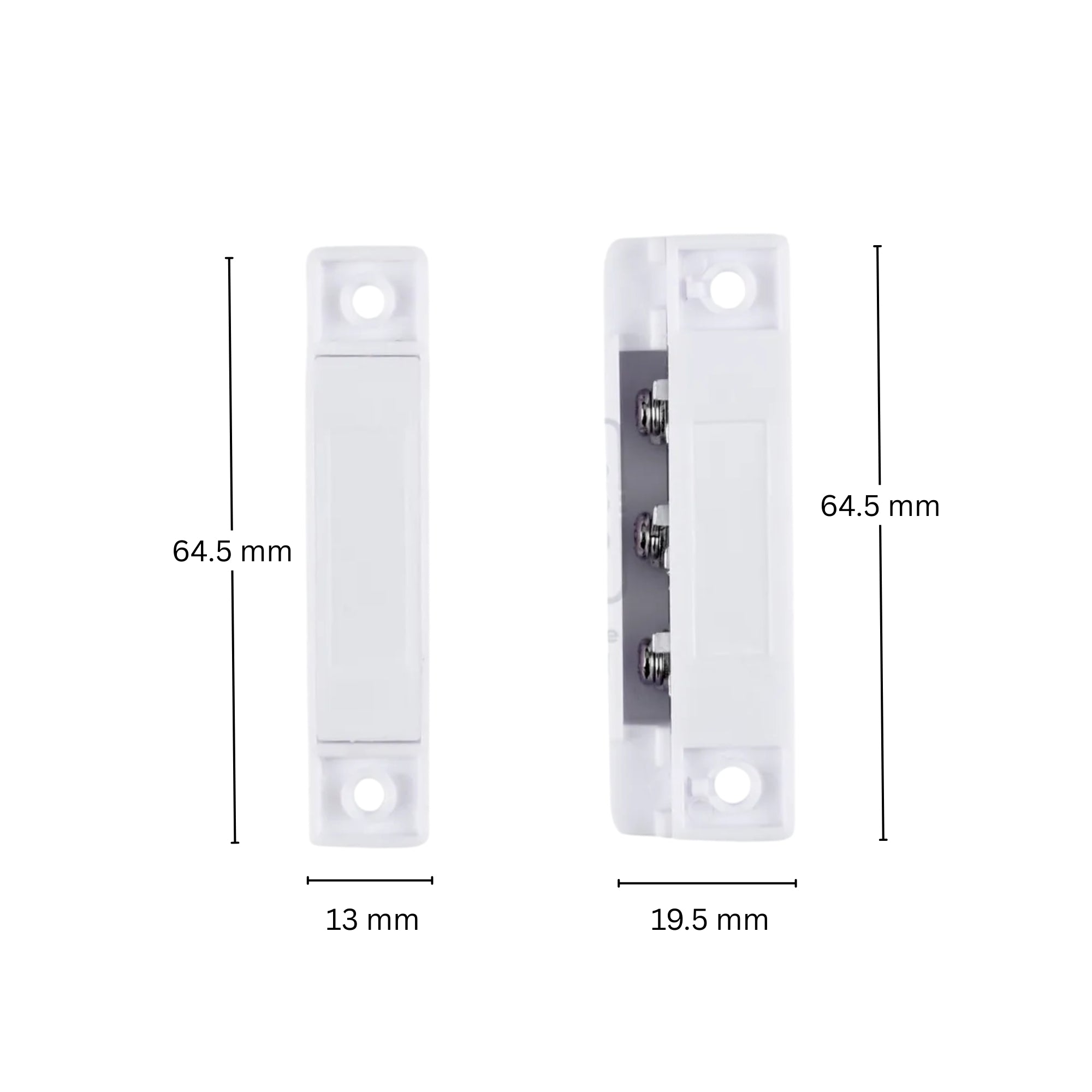 MS2 Wired Door Window Sensor Magnetic NO/NC Switch Home Alarm System #
