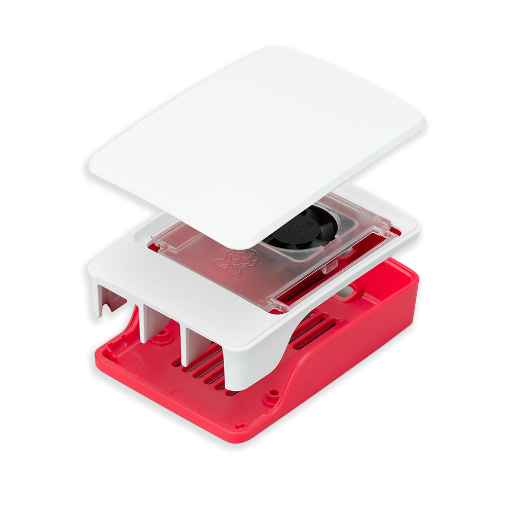 Raspberry Pi 5 Case Red-White