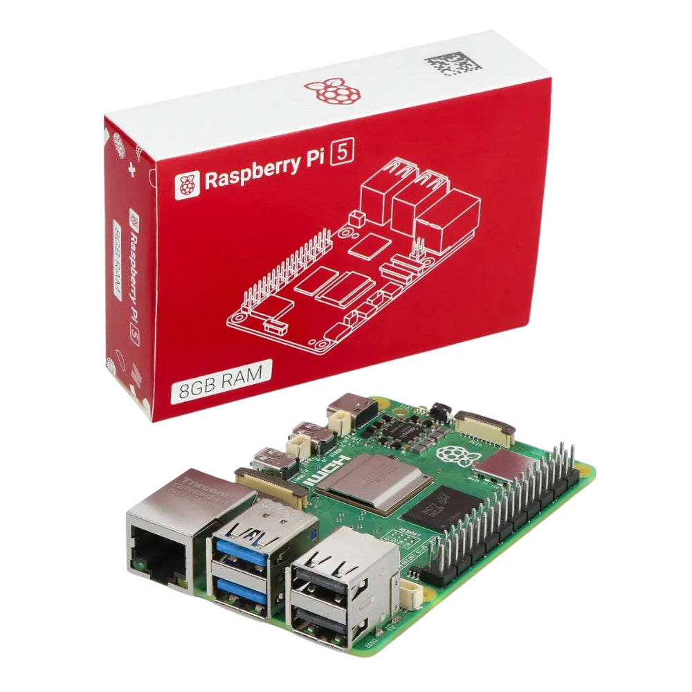 Start Raspberry Raspberry Pi 5 (8 GB RAM) Basic Starter Kit with Official Raspberry Pi