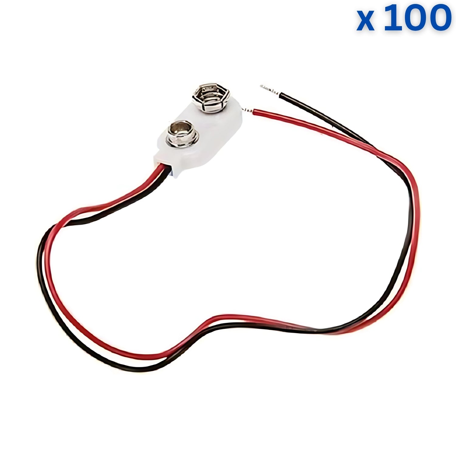 White Hard Battery Snap
