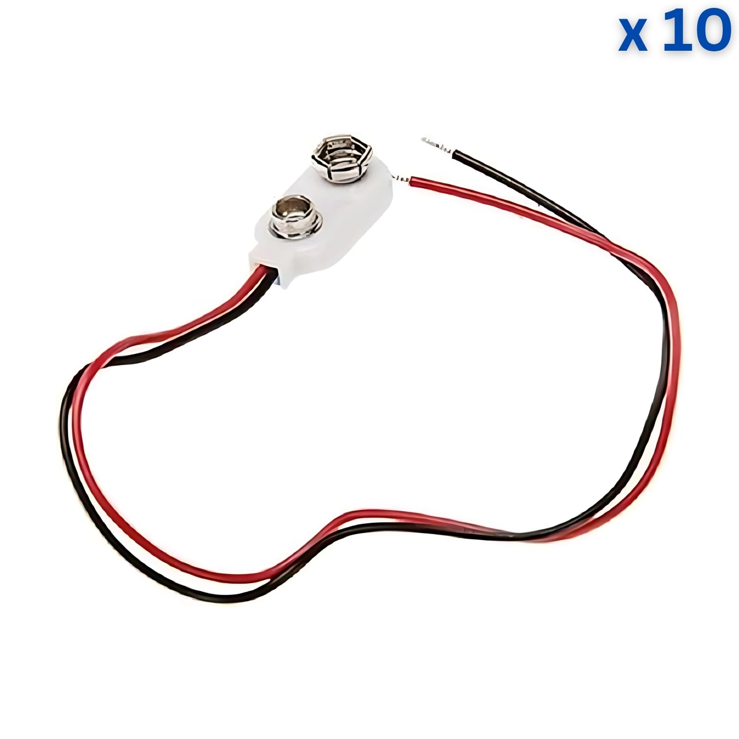 White Hard Battery Snap