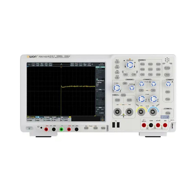 Owon FDS1102 2 Channel 8 Bits Android Based Digital Storage Oscilloscope with AWG and DMM