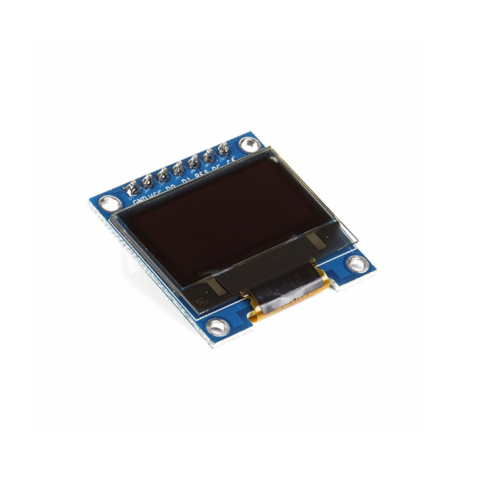 2.44 cm (0.96 inch) 128x64 OLED Display Module - SPI/I2C - 7 Pin White