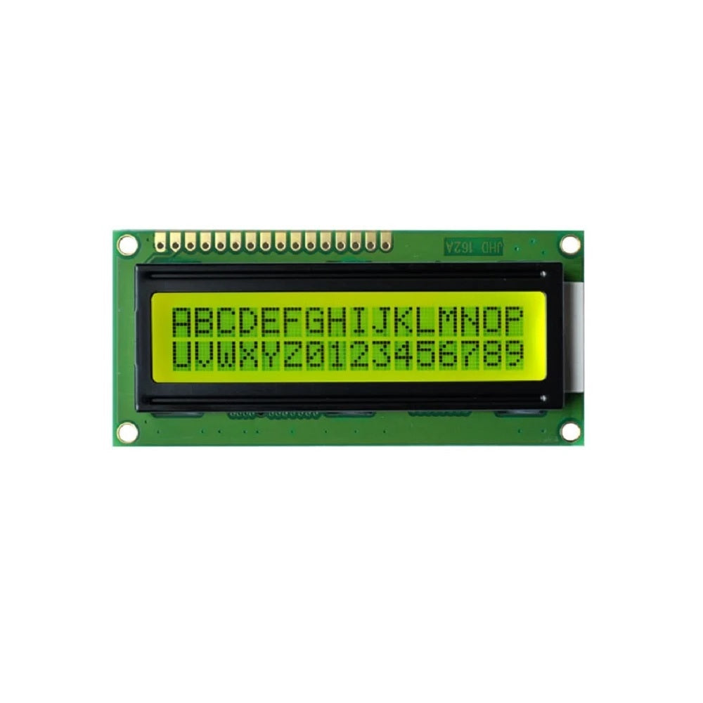 16 x 2 Yellow/Green Color LCD Display (JHD162)