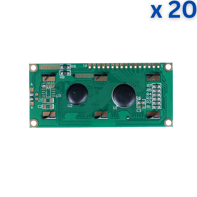 16 x 2 Yellow/Green Color LCD Display
