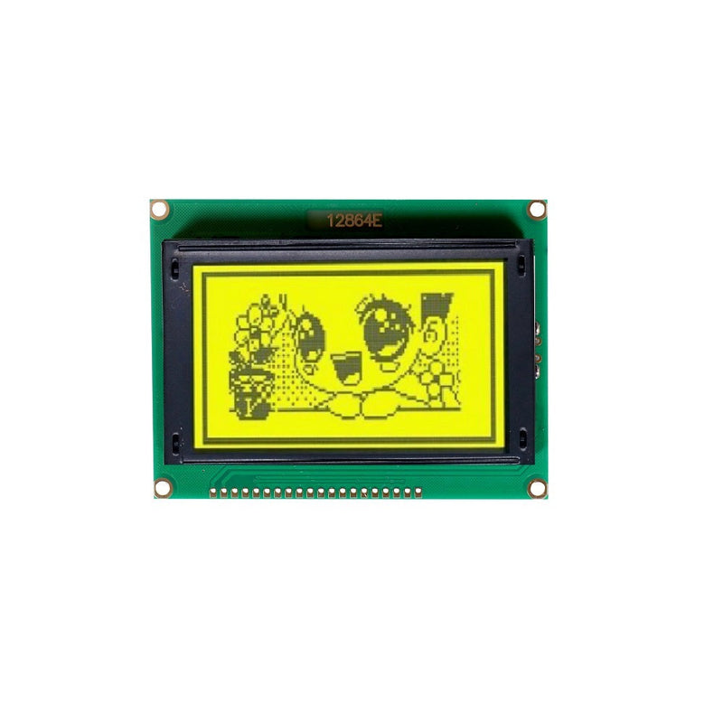 128 x 64 Yellow/Green Color LCD Display