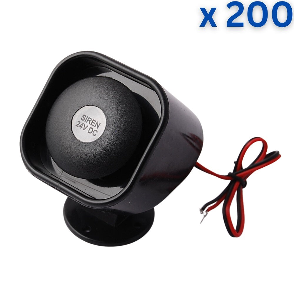 SQR117 - 24V DC Square Siren
