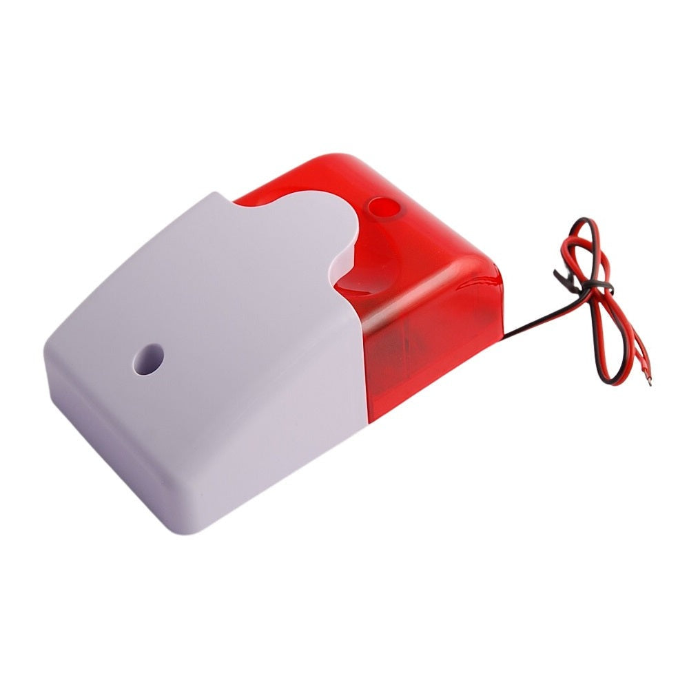 SL103 - 12V DC Siren With Light - Red