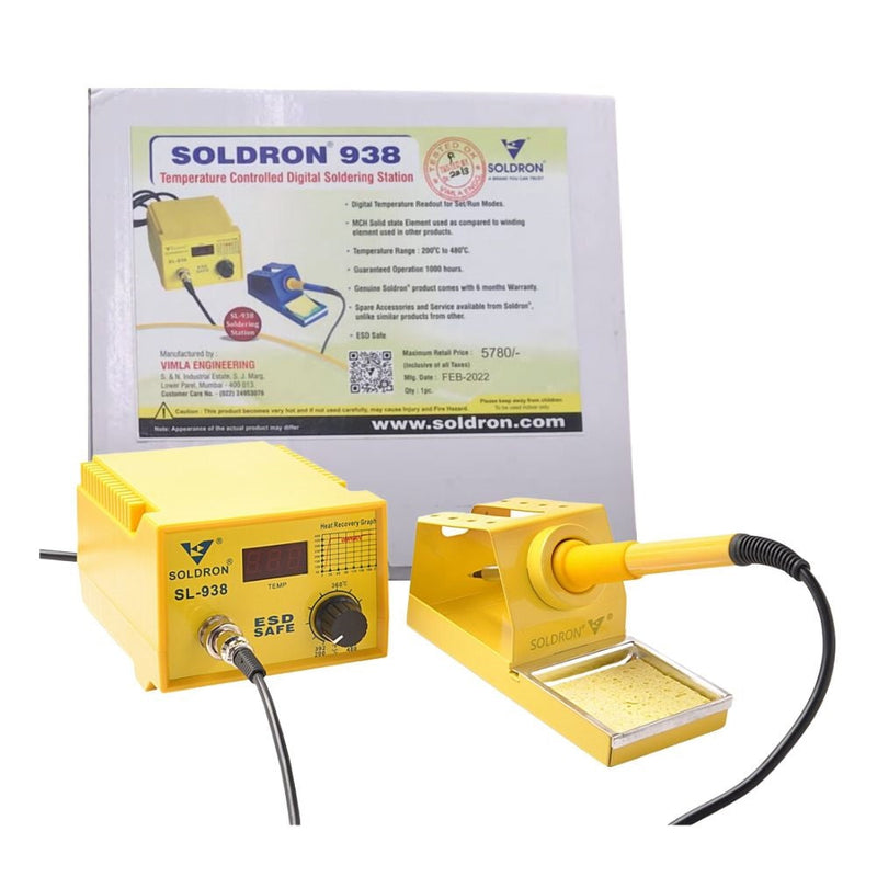 SOLDRON SL938 Temperature Controlled Digital Soldering Station With Sleep Mode