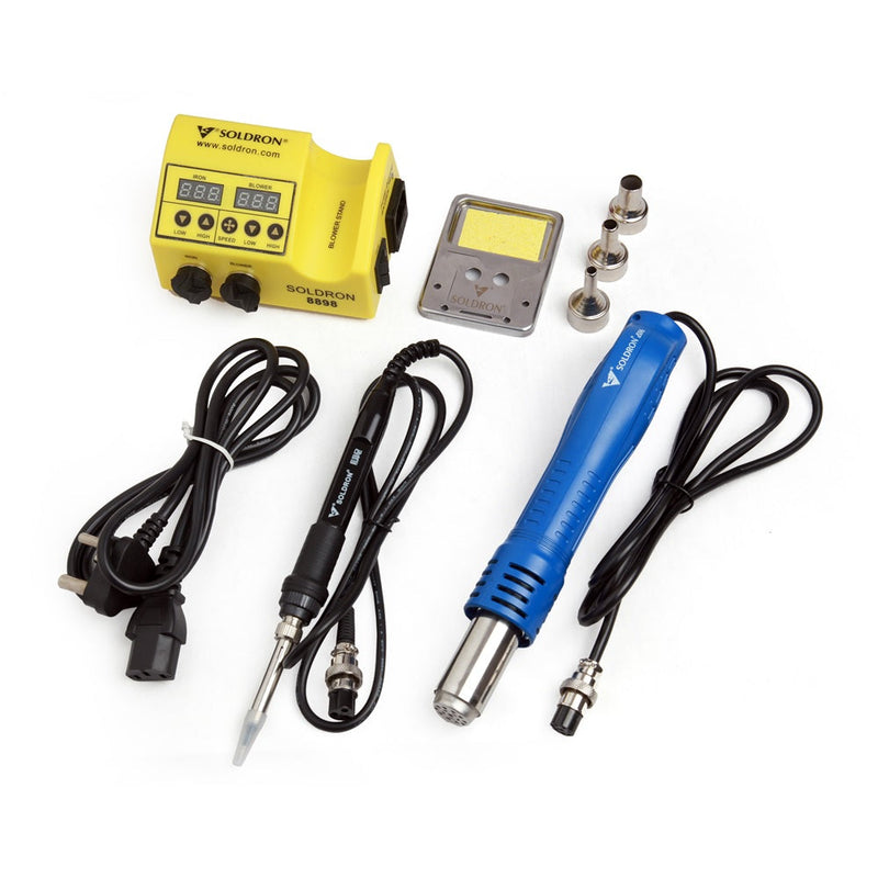 SOLDRON Portable Dual Hot Air Soldering Station