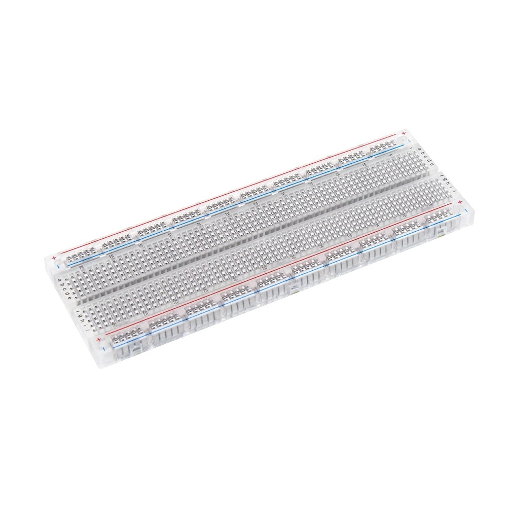 Transparent 830 Points Solderless Breadboard