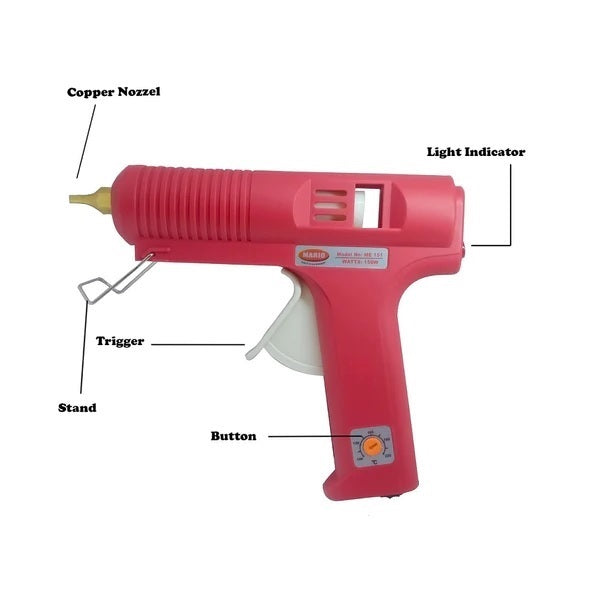 Mario ME-151, 150 Watt Professional Hot Melt Glue Gun