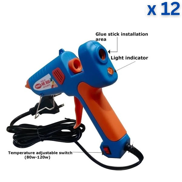 MARIO ME-800 Dual Temperature Super Heavy Performance 80/120 Watt Glue Gun