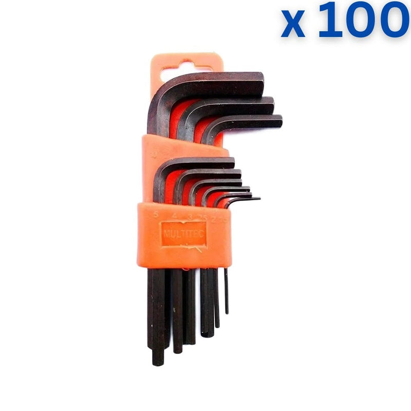 Multitec HSLK-100 Short Series Allen Key Set