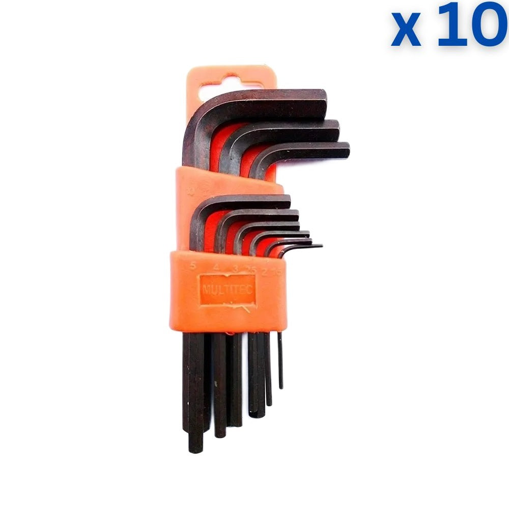 Multitec HSLK-100 Short Series Allen Key Set