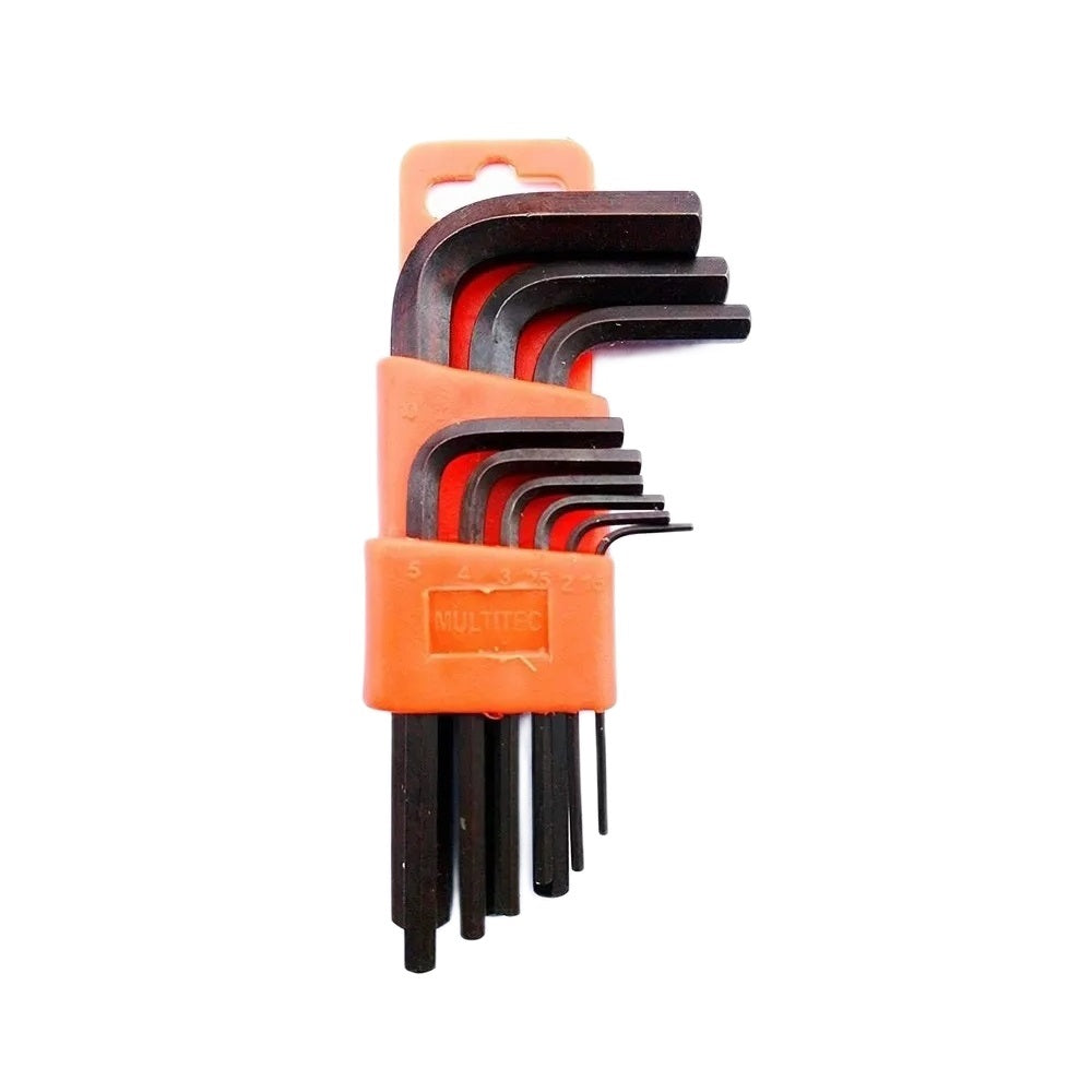 Multitec HSLK-100 Short Series Allen Key Set