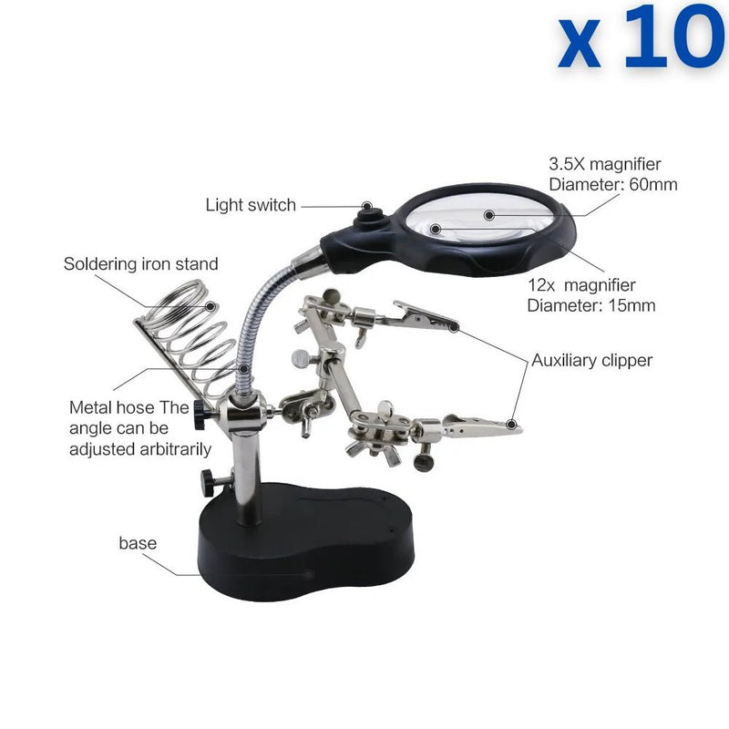 TE-801 Magnifier Light With Stand