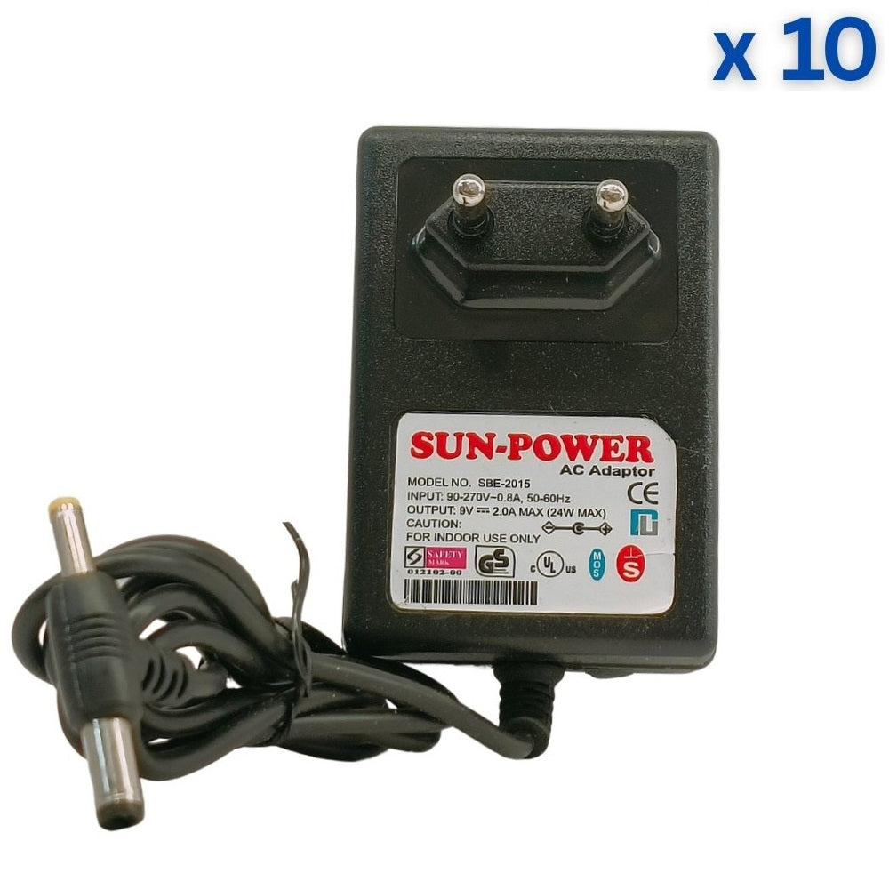 9V/2A Sun Power Power Supply Adapter