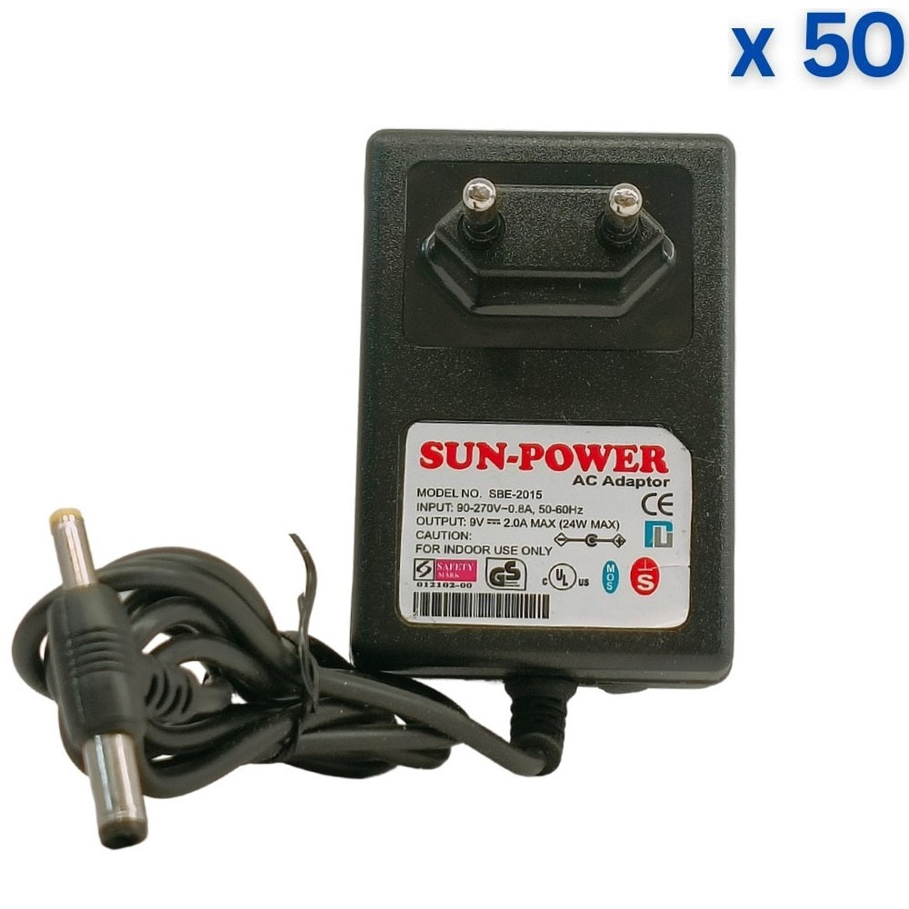 9V/2A Sun Power Power Supply Adapter