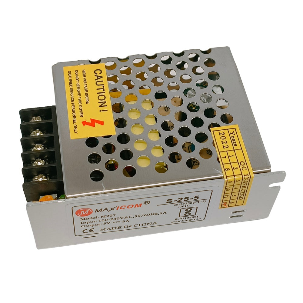 5V/5A Maxicom Mini SMPS Metal Power Supply