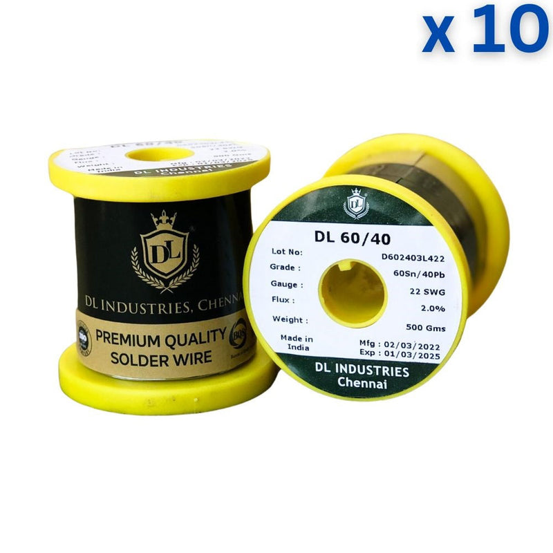 DL Solder Wire 60/40 Tin/Lead 22 SWG - 500 gm