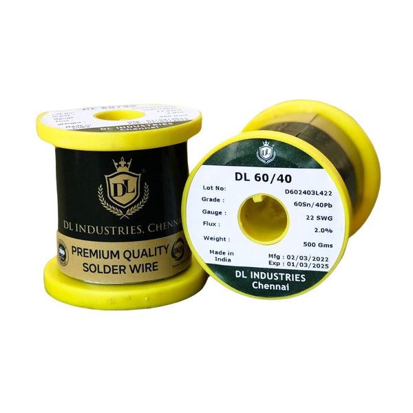 DL Solder Wire 60/40 Tin/Lead 22 SWG - 500 gm