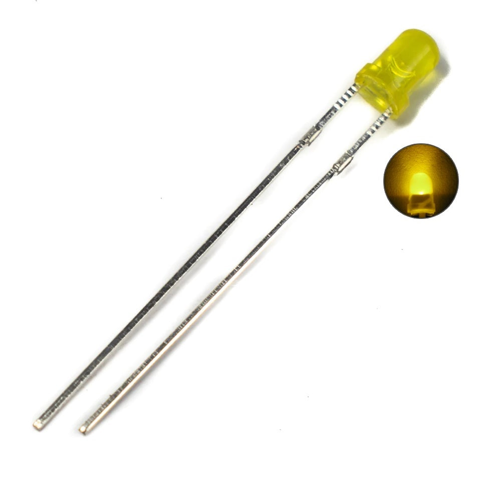 3mm Yellow Led