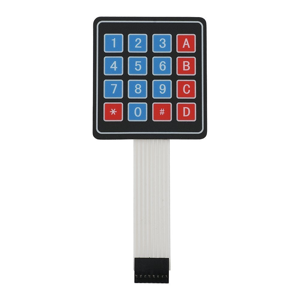 4x4 Keypad Flexible Module Membrane Switch