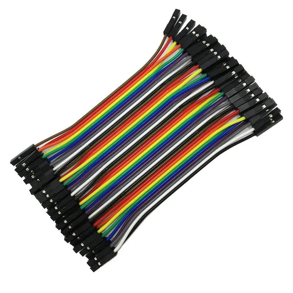 40 Pin 10cm 2.54mm Female to Female Breadboard Dupont Jumper Wire