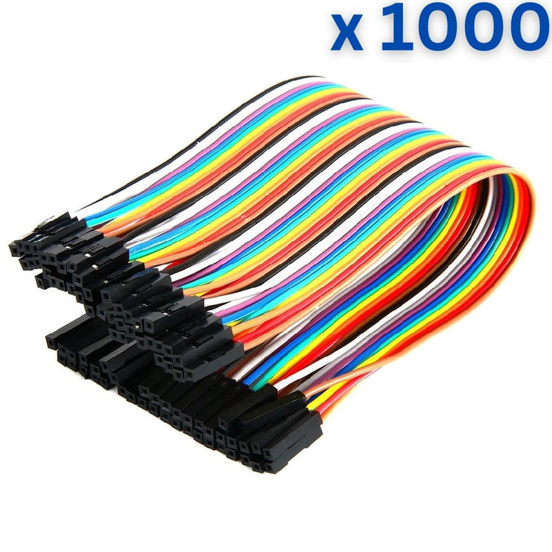 40 Pin 20cm 2.54mm Female to Female Breadboard Dupont Jumper Wire