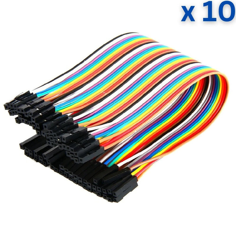 40 Pin 20cm 2.54mm Female to Female Breadboard Dupont Jumper Wire