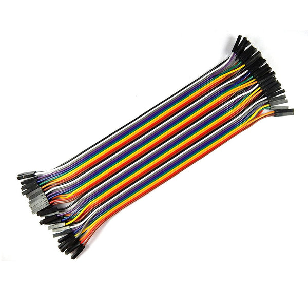40 Pin 20cm 2.54mm Female to Female Breadboard Dupont Jumper Wire