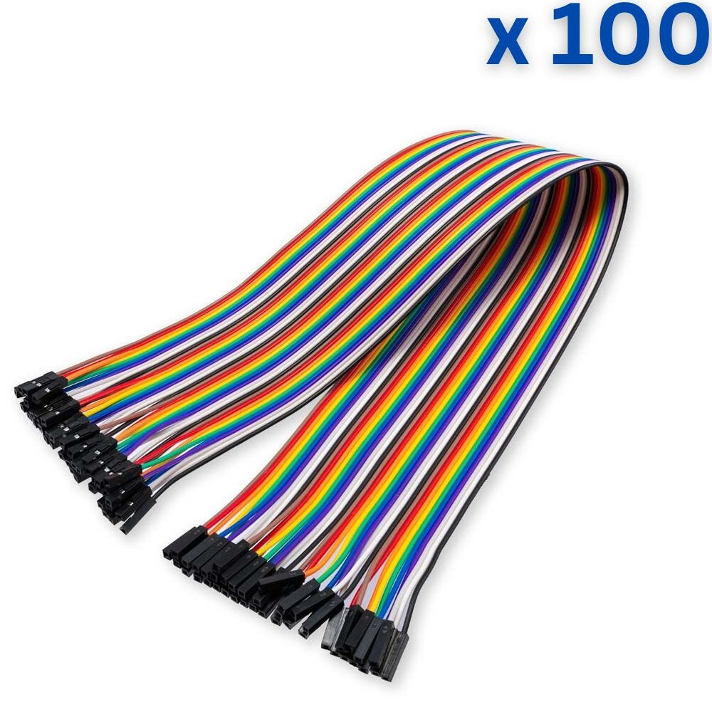 40 Pin 30cm 2.54mm Female to Female Breadboard Dupont Jumper Wire