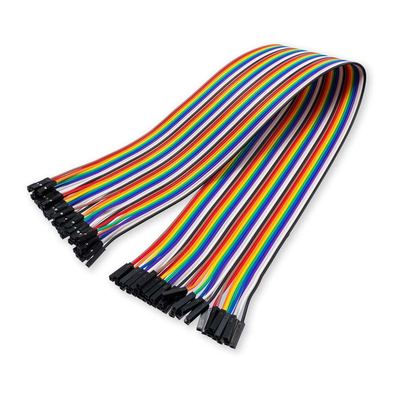 40 Pin 30cm 2.54mm Female to Female Breadboard Dupont Jumper Wire