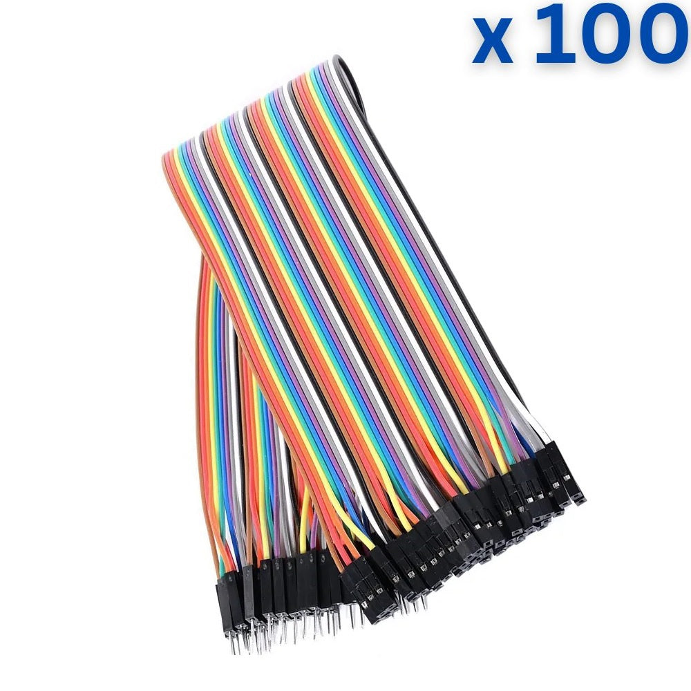 40 Pin 30cm 2.54mm Female to Male Breadboard Dupont Jumper Wire