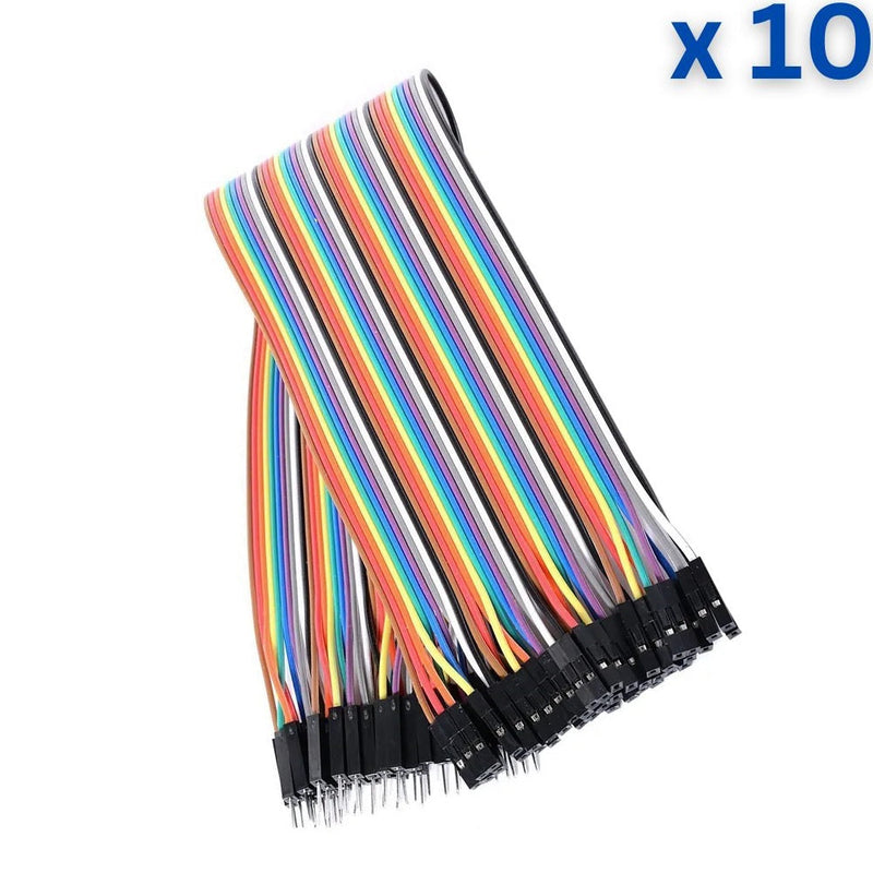 40 Pin 30cm 2.54mm Female to Male Breadboard Dupont Jumper Wire