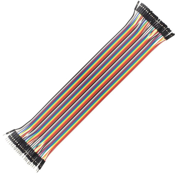 40 Pin 30cm 2.54mm Female to Male Breadboard Dupont Jumper Wire