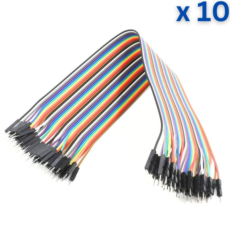 40 Pin 30cm 2.54mm Male to Male Breadboard Dupont Jumper Wire