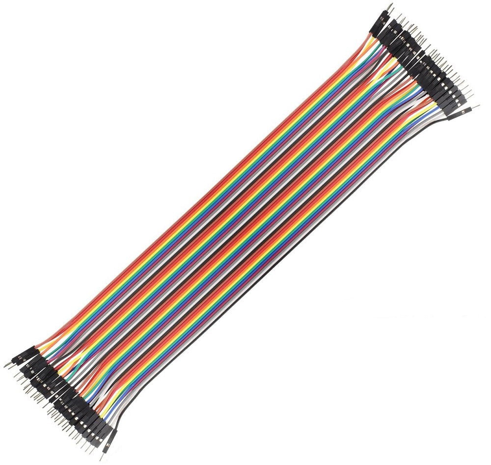 40 Pin 30cm 2.54mm Male to Male Breadboard Dupont Jumper Wire