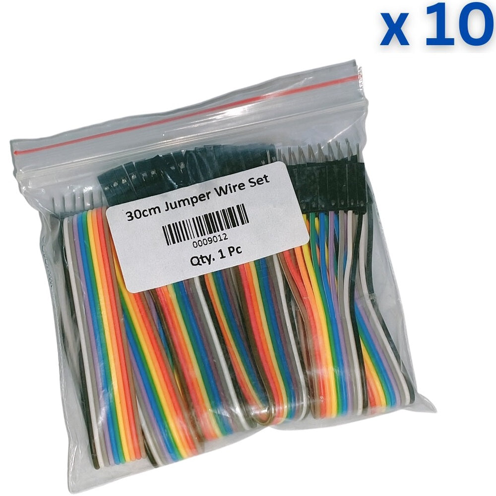 10 Pin 30cm Jumper Wire Set