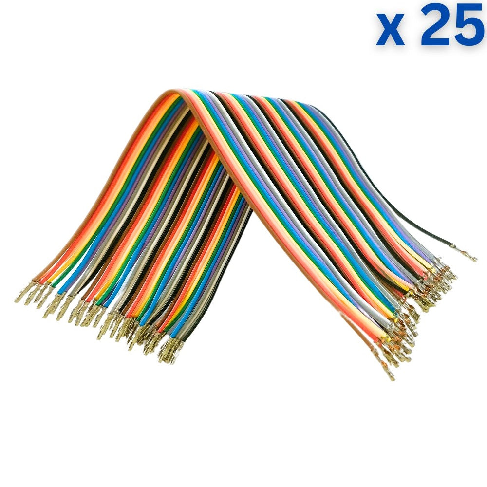 40P 20cm Dupont Crimp Cable Jumper Wire