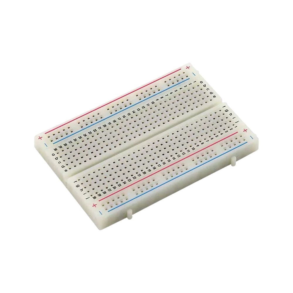 Medium Size 400 Points Breadboard White