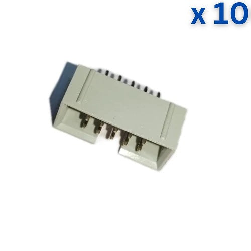 10 Pin White Box Header