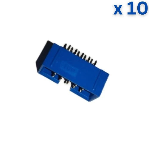 10 Pin Blue Box Header
