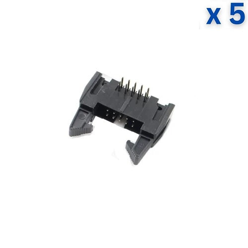 10 Pin Right Angle FRC Male Lockable