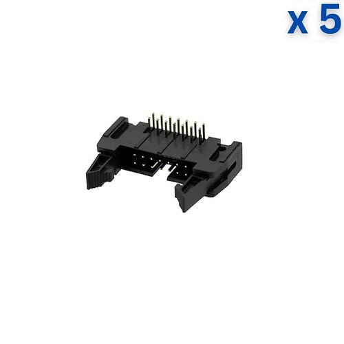 14 Pin Right Angle FRC Male Lockable