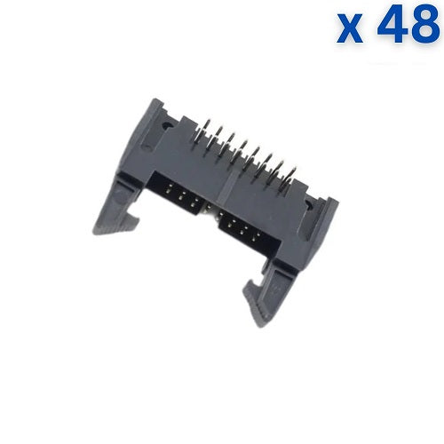 16 Pin Right Angle FRC Male Lockable