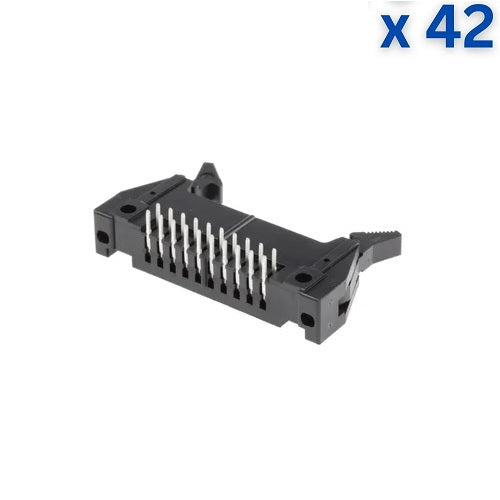20 Pin Right Angle FRC Male Lockable
