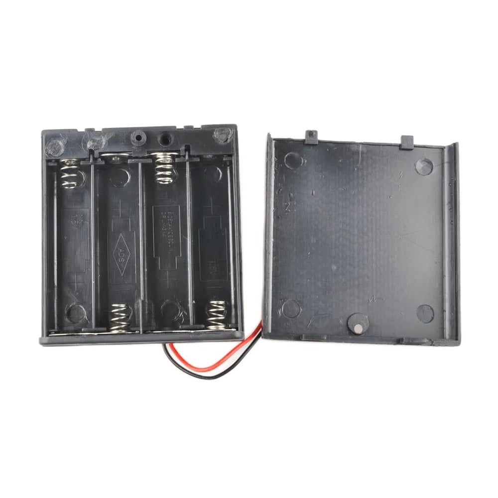4 x 1.5V AA Battery Case Connector with Cover