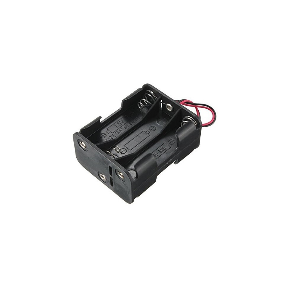 6 x 1.5V AA Battery Case Connector - Front-Back